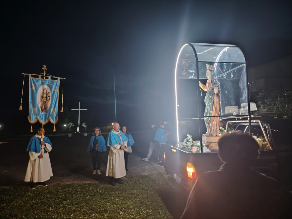 PEREGRINATIO MARIAE 2025: La Chiesetta Oratorio di Ravigliano accoglie con fervore la Madonna del Sabato Santo